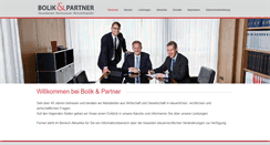 Desktop Screenshot of bolik-partner.de